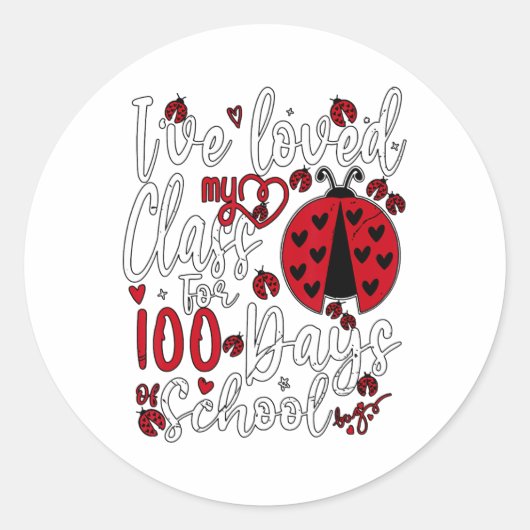 Ladybug Teの100日でClを愛した ラウンドシール (正面)