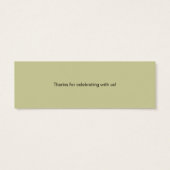 Ladybug Thank Youラベル (裏面)