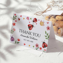 Ladybug Thank You Card サンキューカード