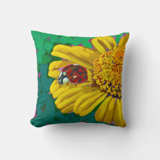 Ladybug Throw Pillow クッション
