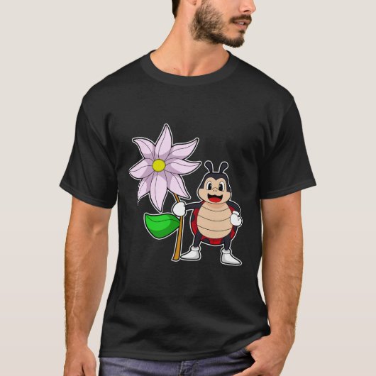 Ladybug with Flower.PNG Tシャツ (正面)