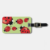 Ladybugsとカスタム連絡情報 ラゲッジタグ (正面横)