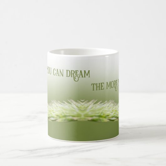 Ladybugsと引用文やる気を起こさせるマインド前向きセット コーヒーマグカップ (中央)