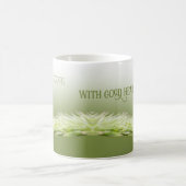 Ladybugsと引用文やる気を起こさせるマインド前向きセット コーヒーマグカップ (中央)