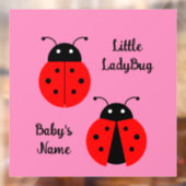 Ladybugsウィンドウにしがみつく ウィンドウサイン (シート2)