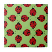 Ladybugsパターンタイル タイル (正面)