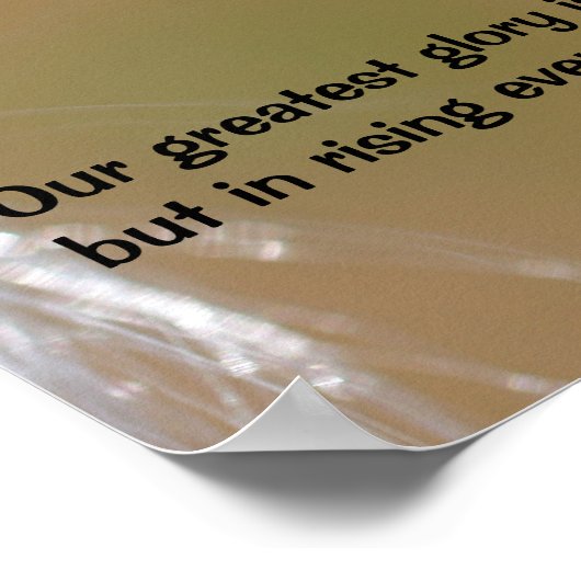 Ladybugs態度感動的孔子引用文 ポスター (角)