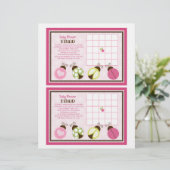 Ladybugs「かわいらしBaby Shower Bingo」シート (スタンド正面)