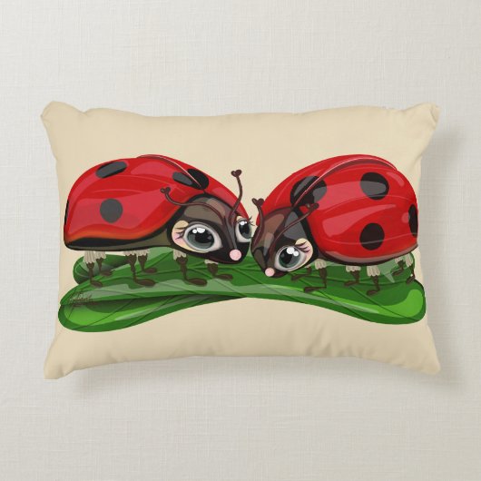 Ladybugs  アクセントクッション (正面)