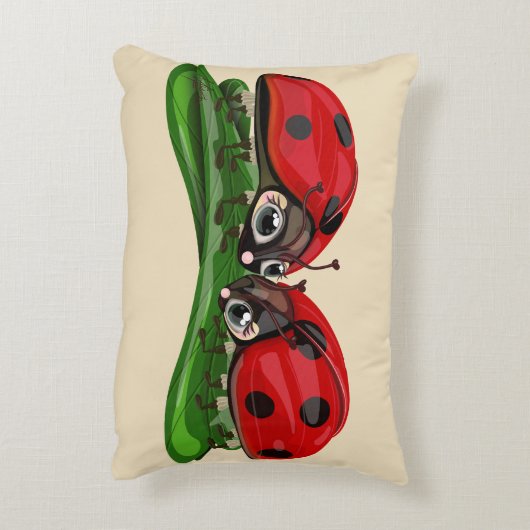 Ladybugs  アクセントクッション (裏面(縦))