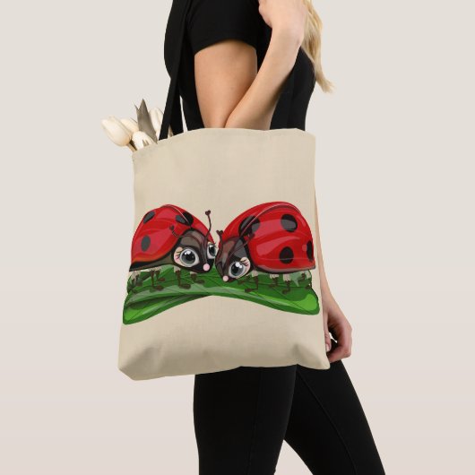 Ladybugs  トートバッグ (クローズアップ)