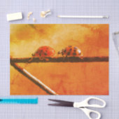 Ladybugs 遊後を追 The Leaderヴィンテージの分離 薄葉紙 (クラフト)