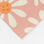 Ladybugs and Daisies Fleece Blanket フリースブランケット (角)