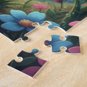 Ladybugs dancing on a Mushroom - Whimsical ジグソーパズル (側面)