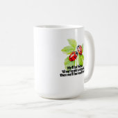 Ladybugs friendship quote funny BFF old senile コーヒーマグカップ (正面右)