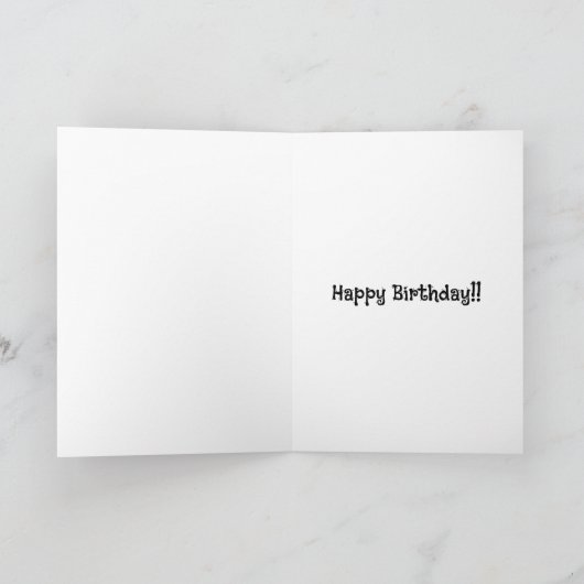 LadyBugs in a bar ladies night birthday カード (内部)