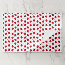 Ladybugs Insects Paper Placemats