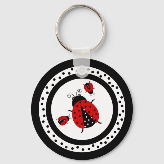 Ladybugs Keychainが大好き キーホルダー (正面)
