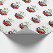 Ladybugs with Phone Wrapping Paper Fun ラッピングペーパー (角)