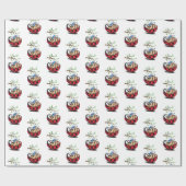 Ladybugs with Phone Wrapping Paper Fun ラッピングペーパー (フラット)