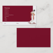 Ladysファッションプロファイルカード 名刺 (正面/裏面)