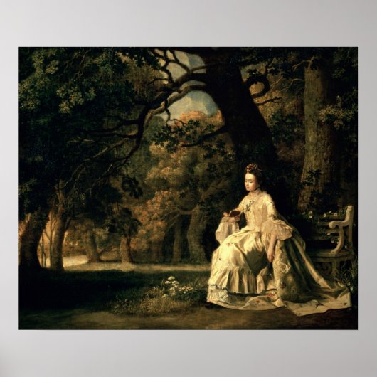 Lady's 読 in a Park, c.1768-70 ポスター (正面)