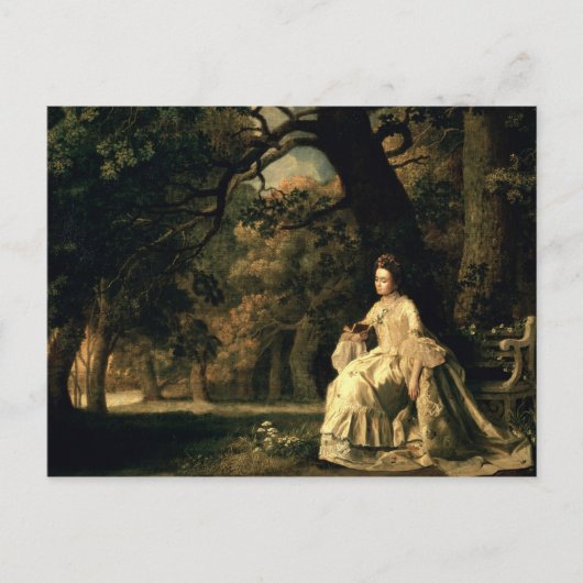 Lady's 読 in a Park, c.1768-70 ポストカード (正面)