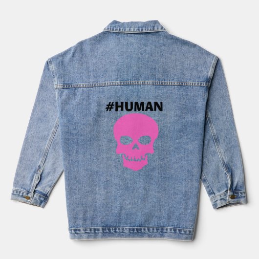 Lady's #HUMAN Long Sleeve Denim Jacket デニムジャケット (裏面)