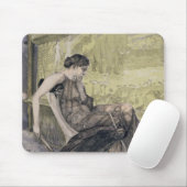 Laertesのための囲い板を編んでいるペネロペ彼女の父私 マウスパッド (マウス)