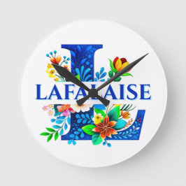 LAFALAISE L壁掛け時計 スタイル #280628 ラウンド壁時計