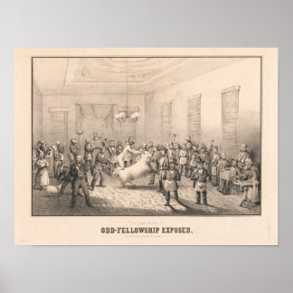 Lafayette Lodge - Odd Fellows Exposed Poster ポスター