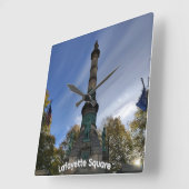 Lafayette Square Wall Clock スクエア壁時計 (傾斜)