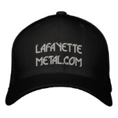 LAFAYETTEMETAL.COM CAP 刺繍入りキャップ (正面)
