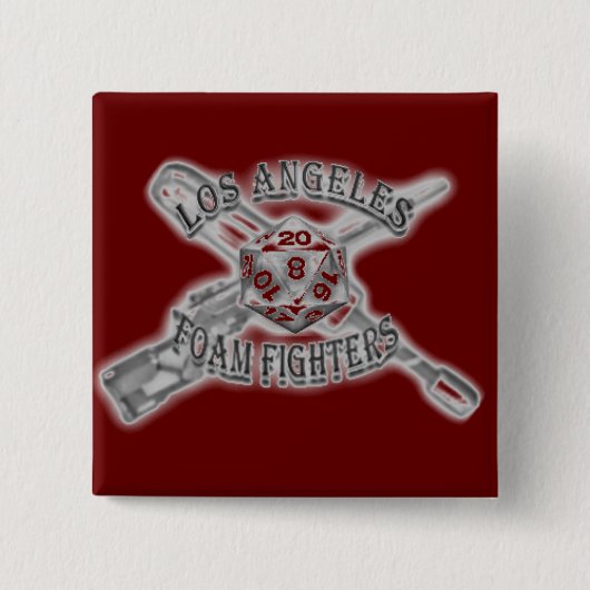 LAFFのタイトル: ロゴ 缶バッジ (正面)