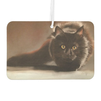 "l'affût" dessin au pastel sec カーエアーフレッシュナー