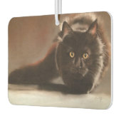 "l'affût" dessin au pastel sec カーエアーフレッシュナー (左)