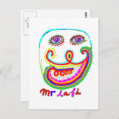 Lafi氏-私のコメディクラブに加わって下さい ポストカード (正面/裏面)