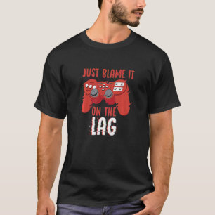LagコントローラーのゲームVideogaに責任を負う Tシャツ