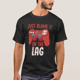 LagコントローラーのゲームVideogaに責任を負う Tシャツ