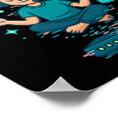 Lag Is Just A State Of Mind Funny Gamer Design ポスター (角)