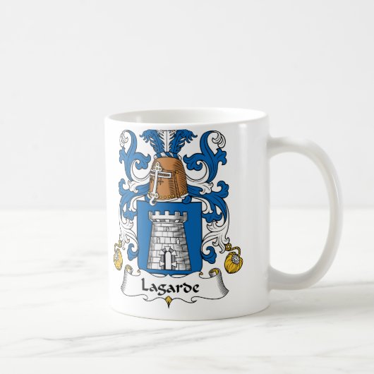 Lagardeの家紋 コーヒーマグカップ (右)