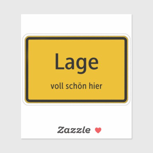 Lage Aufkleber Sticker Autoaufkleber シール (シート)