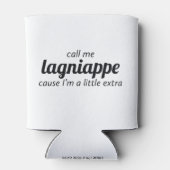 Lagniappeに電話する 缶クーラー (裏面)