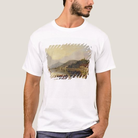 Lagoのd'Iseo、イタリア Tシャツ (正面)