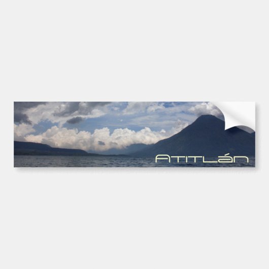 Lago Atitlan バンパーステッカー (正面)