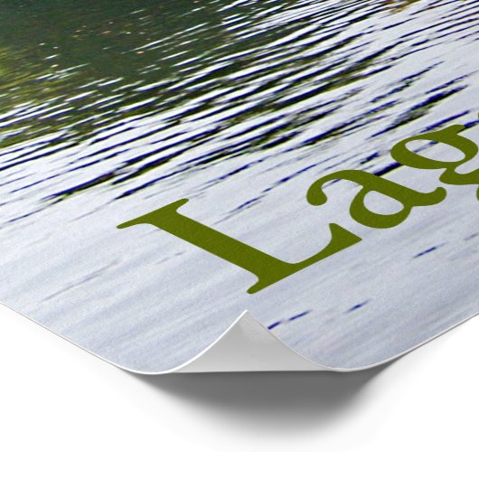 Lago Camecuaroポスター ポスター (角)