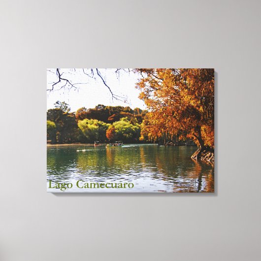 Lago Camecuaro Canvas Print キャンバスプリント (正面)