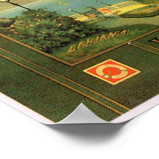 Lago di Comoポスター ポスター (角)