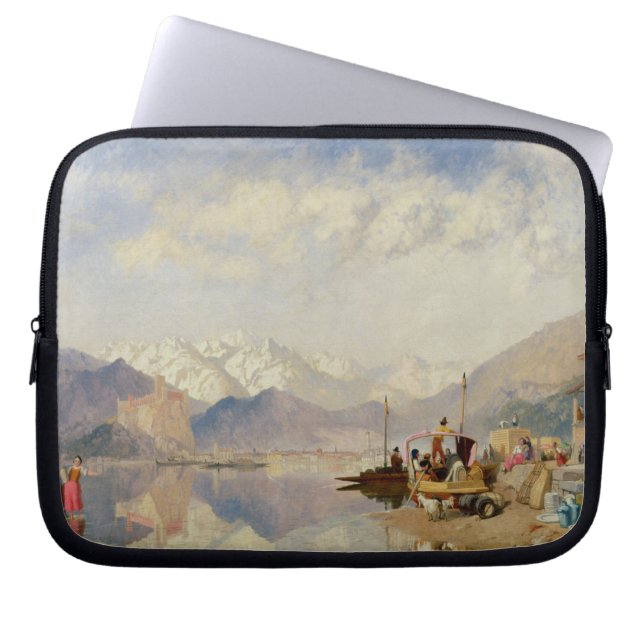 Lago Maggiore、市日の記憶の ラップトップスリーブ (正面)