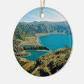 LagoaはFogo、アゾレスをします セラミックオーナメント (左)